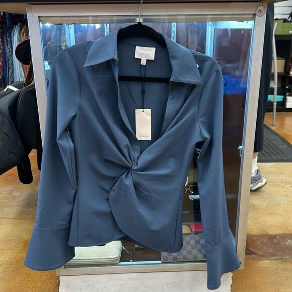 NWT Cinq a sept Mckenna top Shadow S - Picture 1 of 6